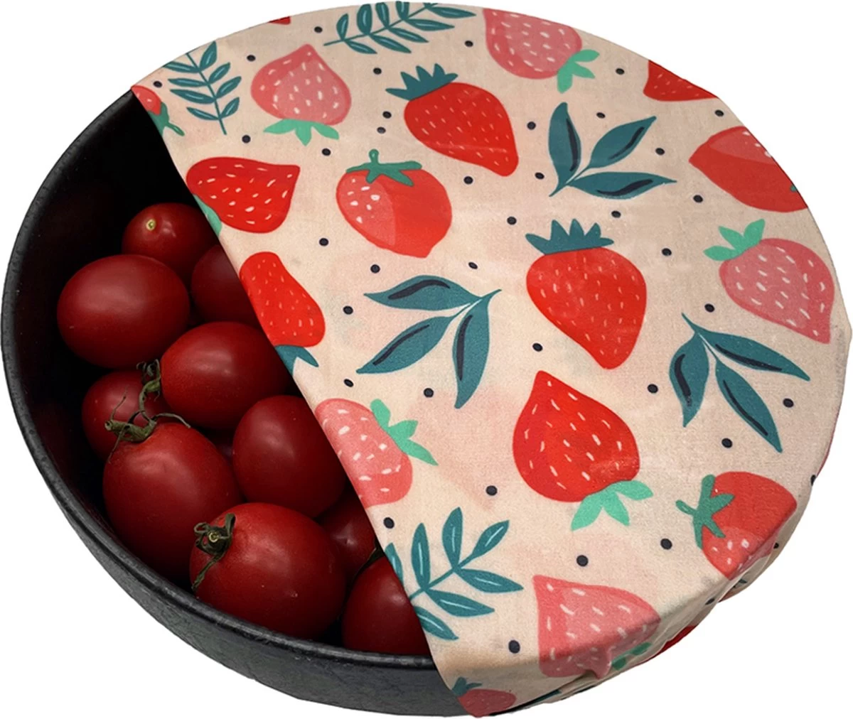 Bijenwas Wraps (Bijenwas Doek) - "rode Aardbei" Set Van 3 - 1S, 1M, 1L - Beeswax Wraps - Herbruikbaar Boterhamzakje - Bee Wrap - Beewax - Bijenwasdoek - Zero Waste - Duurzaam Cadeau 6 Bijenwas Wraps (Bijenwas Doek) - "rode Aardbei" Set Van 3 - 1S, 1M, 1L - Beeswax Wraps - Herbruikbaar Boterhamzakje - Bee Wrap - Beewax - Bijenwasdoek - Zero Waste - Duurzaam Cadeau - Afbeelding 4