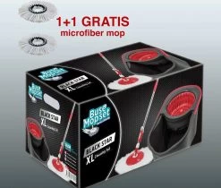 XL Black Star Cleaning MopSet - Vloerwisser - Dweilset - Dweil - Dweilsysteem - Dweilmop - Vloermop - Vloerwissers -Schoonmaakmiddelen 1200x1021