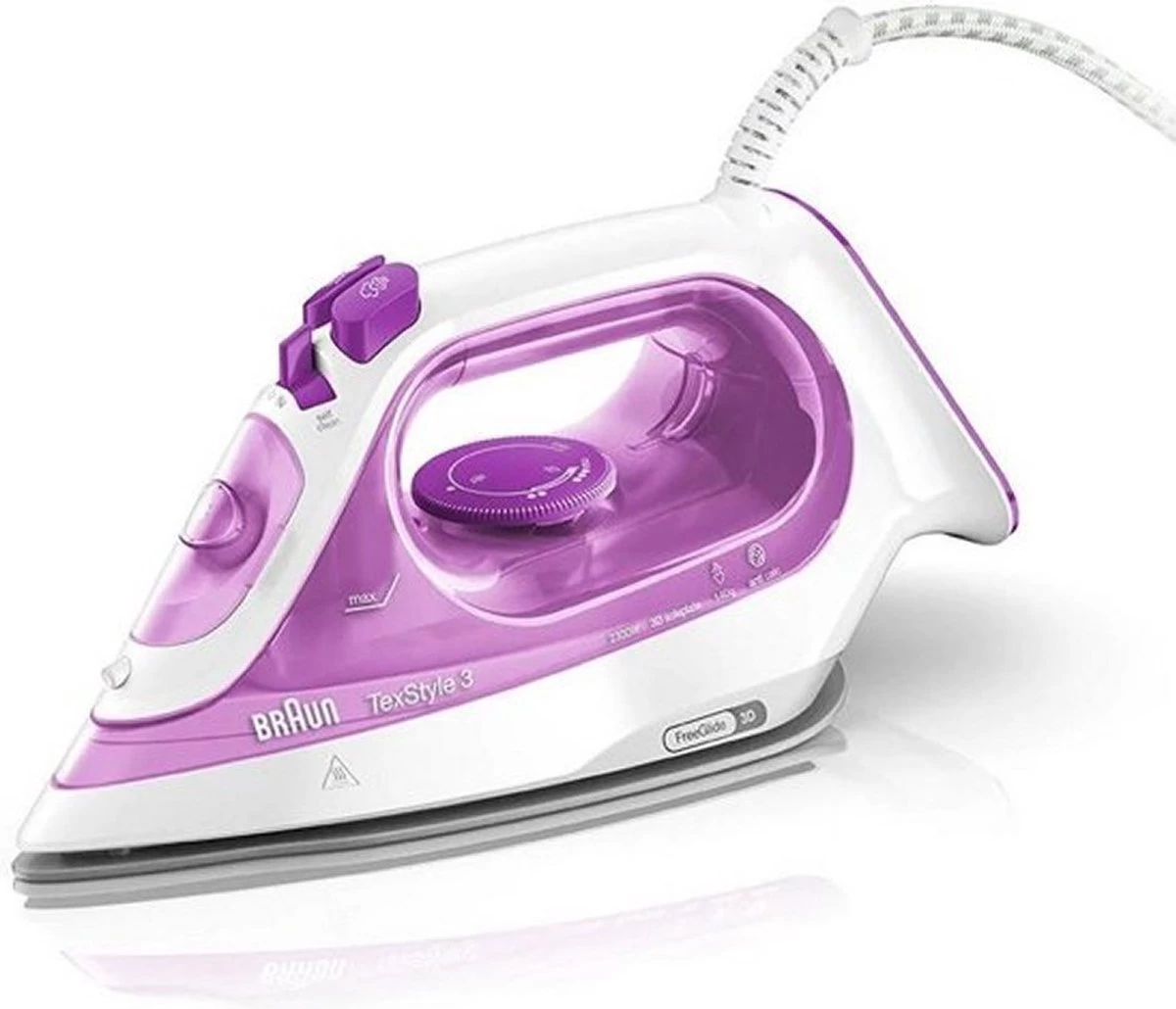 Braun TexStyle 3 - SI 3030 PU - Stoomstrijkijzer - Paars 3 Braun TexStyle 3 - SI 3030 PU - Stoomstrijkijzer - Paars