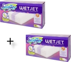 Swiffer WetJet Dweilsysteem Reinigingsdoekjes - Voordeelverpakking 2 X 10 Navullingen -Schoonmaakmiddelen 1200x1047