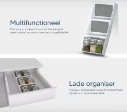 Johannes & Co - Kruidenrek Voor Lade - Keuken Organizers Kruidenrek Lade - Kruiden Organizer 16 Johannes & Co - Kruidenrek Voor Lade - Keuken Organizers Kruidenrek Lade - Kruiden Organizer -Schoonmaakmiddelen 1200x1061 4