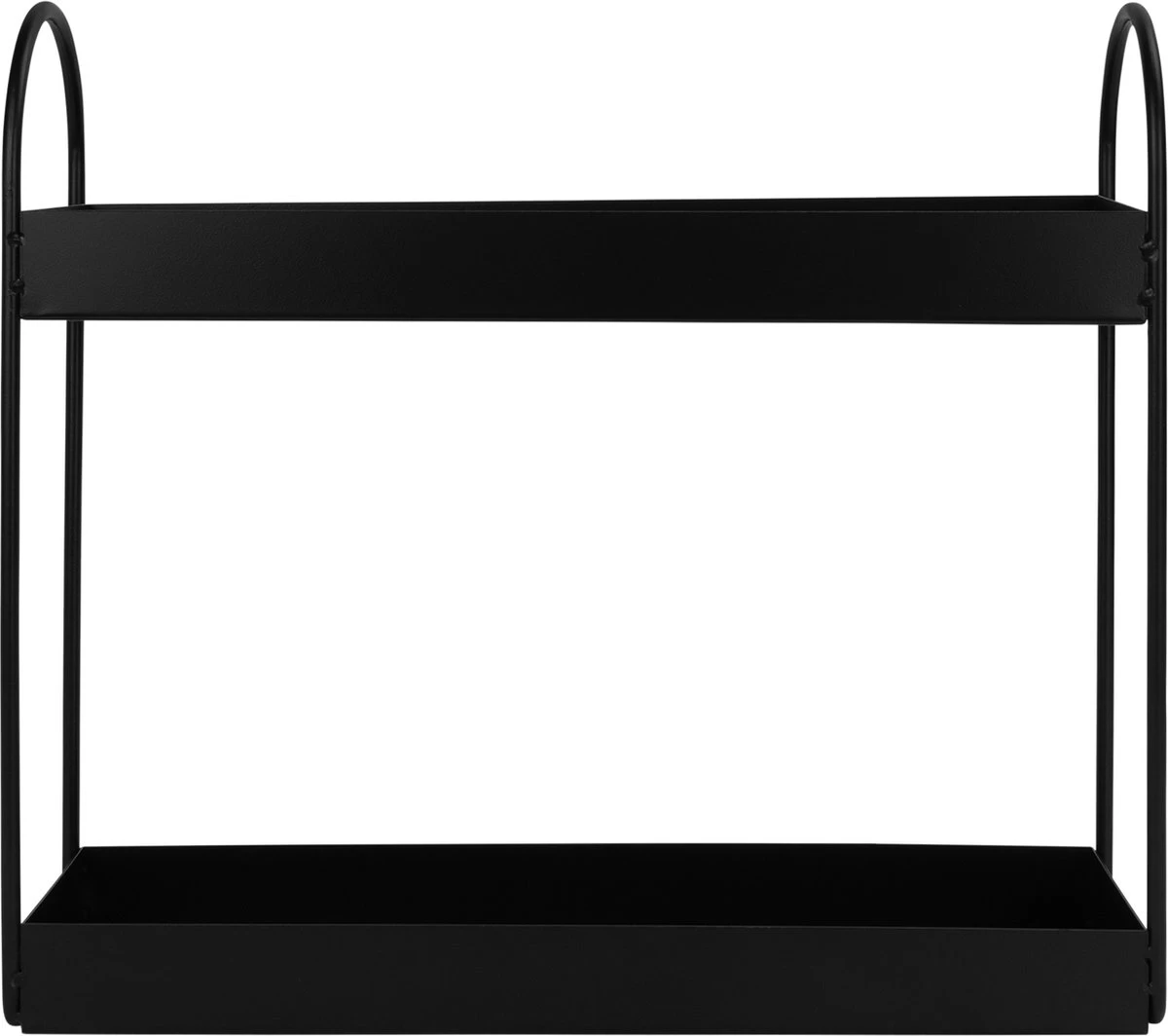 QUVIO Kruidenrek Staand - Keukenrek - Kruidencarrousel - Aanrecht Organizer -Keuken Organizer - Opbergrek - Metaal - 10 X 32 X 29 Cm - Zwart 5 QUVIO Kruidenrek Staand - Keukenrek - Kruidencarrousel - Aanrecht Organizer -Keuken Organizer - Opbergrek - Metaal - 10 X 32 X 29 Cm - Zwart - Afbeelding 3