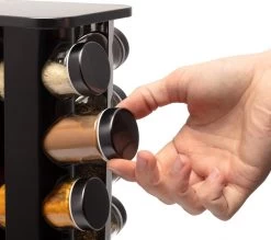 Pazzo Goods - Kruidenrek Staand - Kruidenrek Met Potjes - Zwart - RVS - Kruidenrek Draaibaar - 20 Kruidenpotjes - Inclusief Stickers & Stift - Kruiden Carrousel 16 Pazzo Goods - Kruidenrek Staand - Kruidenrek Met Potjes - Zwart - RVS - Kruidenrek Draaibaar - 20 Kruidenpotjes - Inclusief Stickers & Stift - Kruiden Carrousel -Schoonmaakmiddelen 1200x1066 4