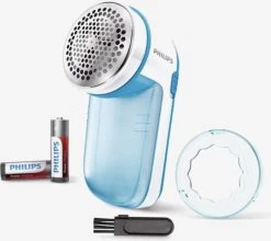 Philips - Ontpiller - Pluizenverwijderaar - Ontpluizer - Pluizenondeuse - Op Batterijen - GC026 - Blauw -Schoonmaakmiddelen 1200x1069 1