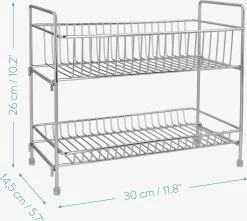 Navaris Stalen Kruidenrekje 2 Laags - Kruidenrek Staand - Rek Voor Kruidenpotjes En Glaasjes - Multifunctionele Organizer Voor Keuken En Badkamer 19 Navaris Stalen Kruidenrekje 2 Laags - Kruidenrek Staand - Rek Voor Kruidenpotjes En Glaasjes - Multifunctionele Organizer Voor Keuken En Badkamer -Schoonmaakmiddelen 1200x1075 2