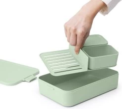Brabantia Make & Take Bento Lunchbox Incl Bentobox- Large - Kunststof - Jade Green -Schoonmaakmiddelen 1200x1077 3