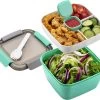 Consumerce® Luxe Meerlaagse Lunchbox Met Vakjes Mintgroen – Lunchbox Volwassenen – Japanse Bento Box – Lunchbox Kinderen – Salade To Go – Brooddoos Volwassenen – Broodtrommel – Lunchtrommel – Salade Lunchbox – Saladebox – Salade Box -Schoonmaakmiddelen 1200x1080 2