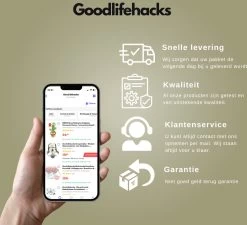 Goodlifehacks Originele XL 6 Stuks Drogerballen - Wasbollen - Wasverzachter - Zero Waste Dryerballs - Duurzaam - Herbruikbare Droogballen - Wit & Grijs - Energie Besparen -Schoonmaakmiddelen 1200x1093 1