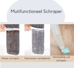 W&Z® Spray Mop - Schoonmaak Dweilsysteem - Vloerwisser Met Spray Functie - Vloertrekker Met Steel - Vloerreiniger - Wit -Schoonmaakmiddelen 1200x1093