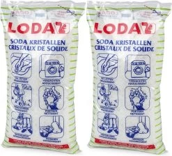 4kg Loda Soda Kristallen 2X2kg Ontvetten, Versachten, Beschermen, Poetsen, Ontgeuren, Reinigen Schoonmaken