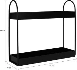 QUVIO Kruidenrek Staand - Keukenrek - Kruidencarrousel - Aanrecht Organizer -Keuken Organizer - Opbergrek - Metaal - 10 X 32 X 29 Cm - Zwart 11 QUVIO Kruidenrek Staand - Keukenrek - Kruidencarrousel - Aanrecht Organizer -Keuken Organizer - Opbergrek - Metaal - 10 X 32 X 29 Cm - Zwart -Schoonmaakmiddelen 1200x1096 1