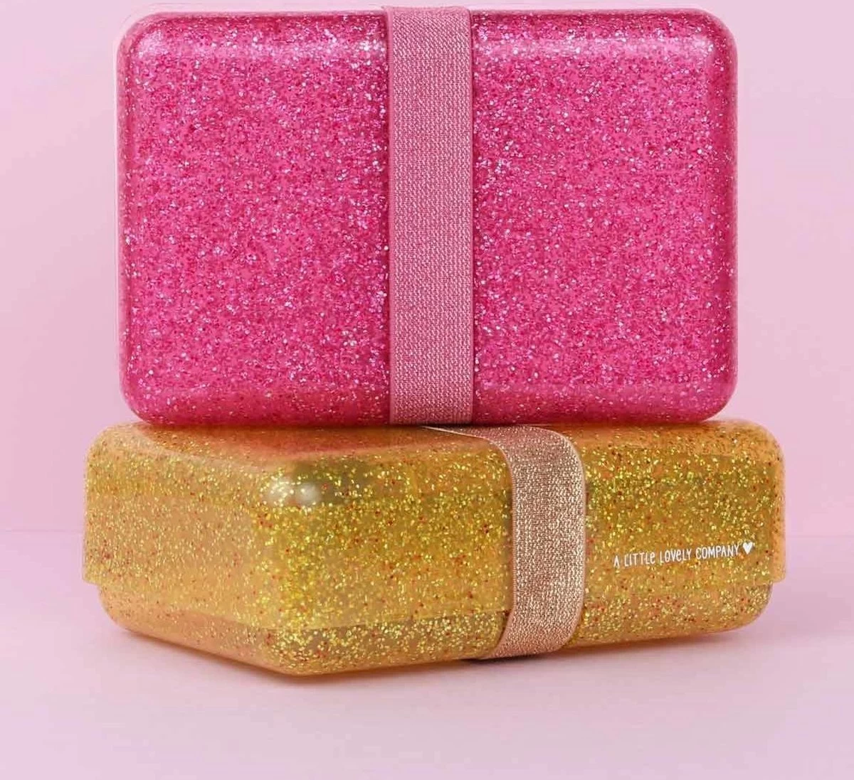 Lunch Box: Glitter - Roze | A Little Lovely Company 10 Lunch Box: Glitter - Roze | A Little Lovely Company - Afbeelding 8