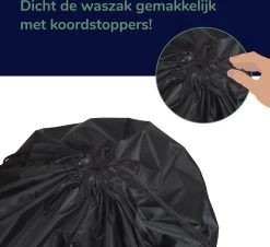 Wonair - Grote Waszak - Laundry Bag - Wash Me - 60x90cm - Zwart - Met Trekkoord 16 Wonair - Grote Waszak - Laundry Bag - Wash Me - 60x90cm - Zwart - Met Trekkoord -Schoonmaakmiddelen 1200x1097 3
