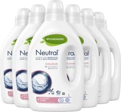 Neutral Vloeibaar Wasmiddel Kleur - 6 X 20 Wasbeurten - Voordeelverpakking -Schoonmaakmiddelen 1200x1108