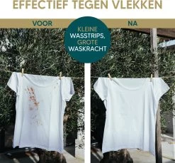 Wasmiddeldoekjes - Ongeparfumeerd Wasstrips 128 Wasbeurten – Wasmiddel Wasdoekjes - Natuurlijke Wasverzachter – Vegan – Zero Waste -Schoonmaakmiddelen 1200x1111
