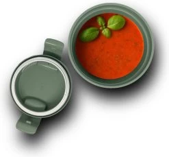 Curver Lunch & Go Beker - Magnetronbestendig - Lunchbeker – Muesli Beker - Soepbeker - Yoghurt Beker To Go – LunchBox - KoffieBeker - Salade Lunchbox - 0,6l – Groen -Schoonmaakmiddelen 1200x1113 3