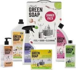 Marcel's Green Soap Dinner Pack - 1 X 1 Box -Schoonmaakmiddelen 1200x1116 2