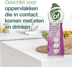 Cif CleanBoost Cream Pink Schuurmiddel - 8 X 750 Ml - Voordeelverpakking -Schoonmaakmiddelen 1200x1118 4