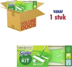 Swiffer Vloerreiniger Starterskit - 1 Dweil, 8 Droge En 3 Vochtige Vloerdoekjes Navullingen 33 Swiffer Vloerreiniger Starterskit - 1 Dweil, 8 Droge En 3 Vochtige Vloerdoekjes Navullingen -Schoonmaakmiddelen 1200x1119