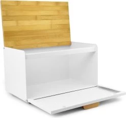 Broodtrommel-Helpt Brood Vers Te Houden-Wit-Brooddoos-Bewaardoos-Vershouddoos-Broodkast-Broodbak-Broodmand-Metaal 6 Broodtrommel-Helpt Brood Vers Te Houden-Wit-Brooddoos-Bewaardoos-Vershouddoos-Broodkast-Broodbak-Broodmand-Metaal -Schoonmaakmiddelen 1200x1120