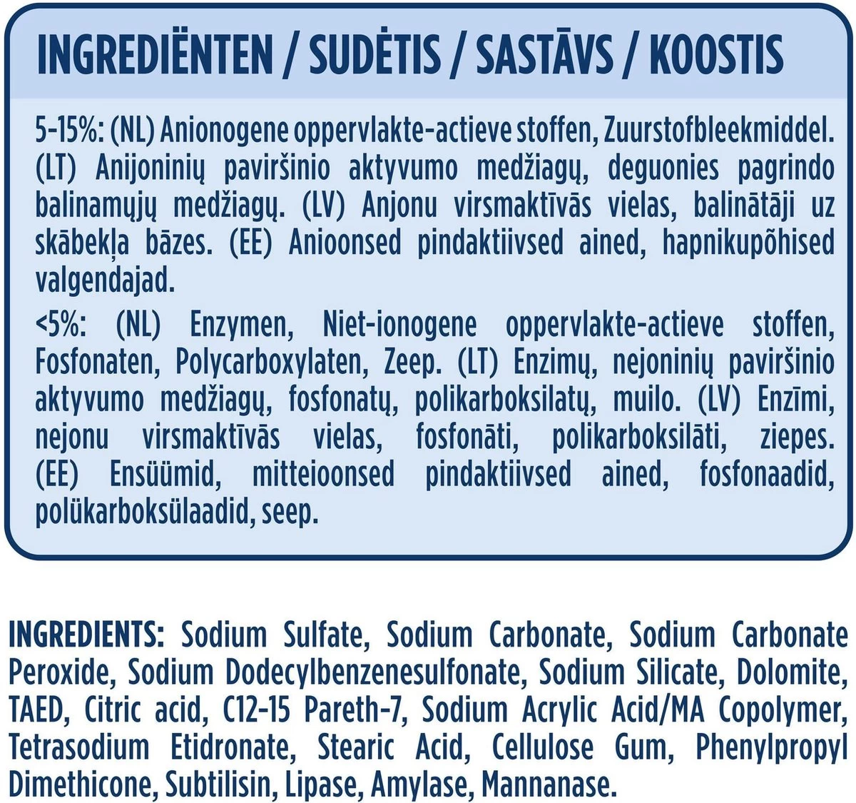 Neutral 0% Wit Parfumvrij Waspoeder - 45 Wasbeurten - Wasmiddel 7 Neutral 0% Wit Parfumvrij Waspoeder - 45 Wasbeurten - Wasmiddel - Afbeelding 5