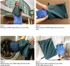 STNKY Pro Edition - Wasbare Sport, Reis- En Wastas - Groen - 13 Liter - Geurloos -Schoonmaakmiddelen 1200x1129 4