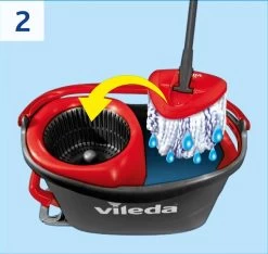 Vileda TURBO 3in1 Mop Met Zwenkkop + Pedaalemmer -Schoonmaakmiddelen 1200x1135 1