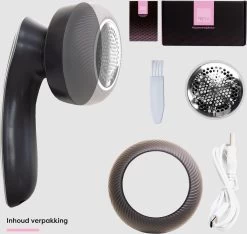 Fineza Pluizenverwijderaar – Electrisch – Ontpluizer – Ontpiller – Draadloos – Antraciet 14 Fineza Pluizenverwijderaar – Electrisch – Ontpluizer – Ontpiller – Draadloos – Antraciet -Schoonmaakmiddelen 1200x1138 8