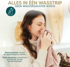 Wasmiddeldoekjes - Ongeparfumeerd Wasstrips 128 Wasbeurten – Wasmiddel Wasdoekjes - Natuurlijke Wasverzachter – Vegan – Zero Waste -Schoonmaakmiddelen 1200x1142 4
