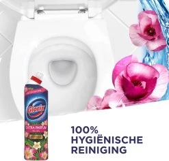 Glorix WC Powergel Toiletreiniger Pink Flower - 6 X 750 Ml - Voordeelverpakking -Schoonmaakmiddelen 1200x1147 8