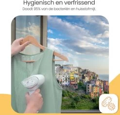 Goliving Kledingstomer - Handstomer Voor Kleding/textiel/stof - Stoomstrijkijzer - Handstoomreiniger - Handstomer - Opvouwbaar - Incl. Reis-etui - Wit -Schoonmaakmiddelen 1200x1150 10