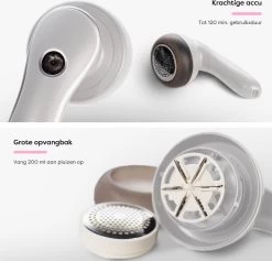 Fineza Pluizenverwijderaar – Electrisch – Ontpluizer – Ontpiller – Draadloos – Wit 17 Fineza Pluizenverwijderaar – Electrisch – Ontpluizer – Ontpiller – Draadloos – Wit -Schoonmaakmiddelen 1200x1150 7