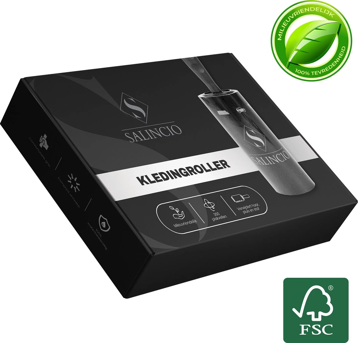 Salincio Kledingroller - Met 2 Handvatten En 6 Navullingen - Pluizenroller – 360 Kleefvellen – Verwijdert Haren En Stof – Kleefroller 4 Salincio Kledingroller - Met 2 Handvatten En 6 Navullingen - Pluizenroller – 360 Kleefvellen – Verwijdert Haren En Stof – Kleefroller - Afbeelding 2