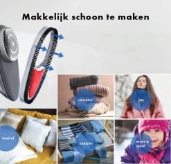 VINKIT - Elektrische Pluizenverwijderaar - Ontpluizer - Draadloos - Oplaadbaar - Kledingontpluizer - Zwart -Schoonmaakmiddelen 1200x1152 15