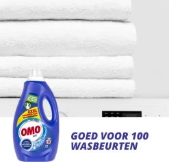 Omo Vloeibaar Wasmiddel Wit - 100 Wasbeurten - Grootverpakking 14 Omo Vloeibaar Wasmiddel Wit - 100 Wasbeurten - Grootverpakking -Schoonmaakmiddelen 1200x1152 3