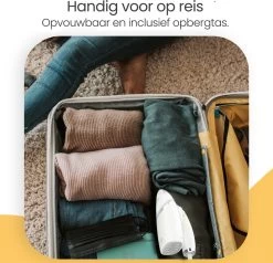 Goliving Kledingstomer - Handstomer Voor Kleding/textiel/stof - Stoomstrijkijzer - Handstoomreiniger - Handstomer - Opvouwbaar - Incl. Reis-etui - Groen -Schoonmaakmiddelen 1200x1155 4