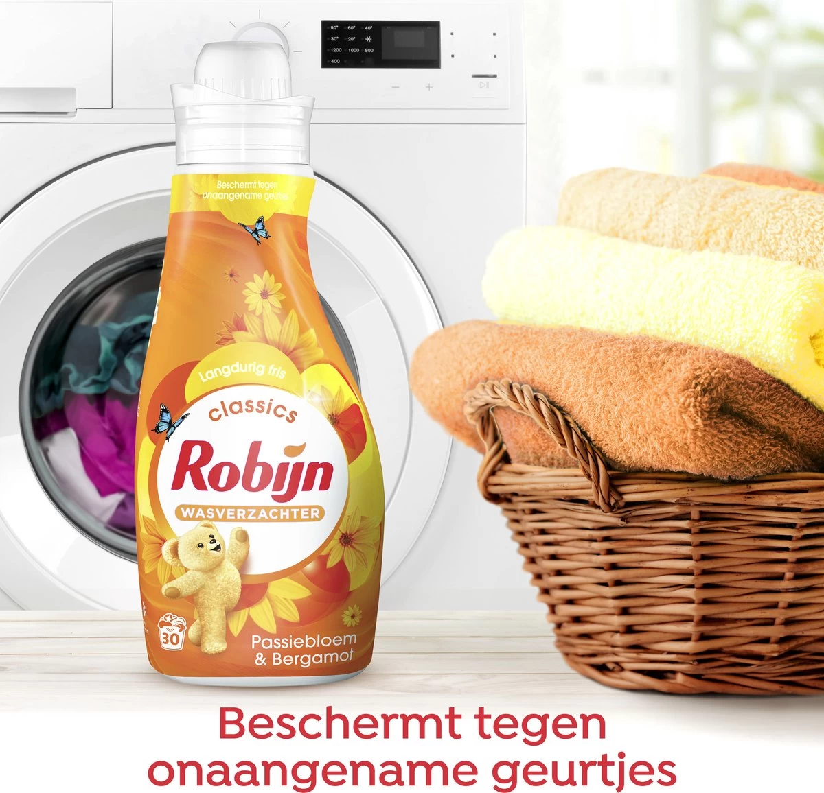 Robijn Classics Passiebloem & Bergamot Wasverzachter - 4 X 30 Wasbeurten - Voordeelverpakking 6 Robijn Classics Passiebloem & Bergamot Wasverzachter - 4 X 30 Wasbeurten - Voordeelverpakking - Afbeelding 5