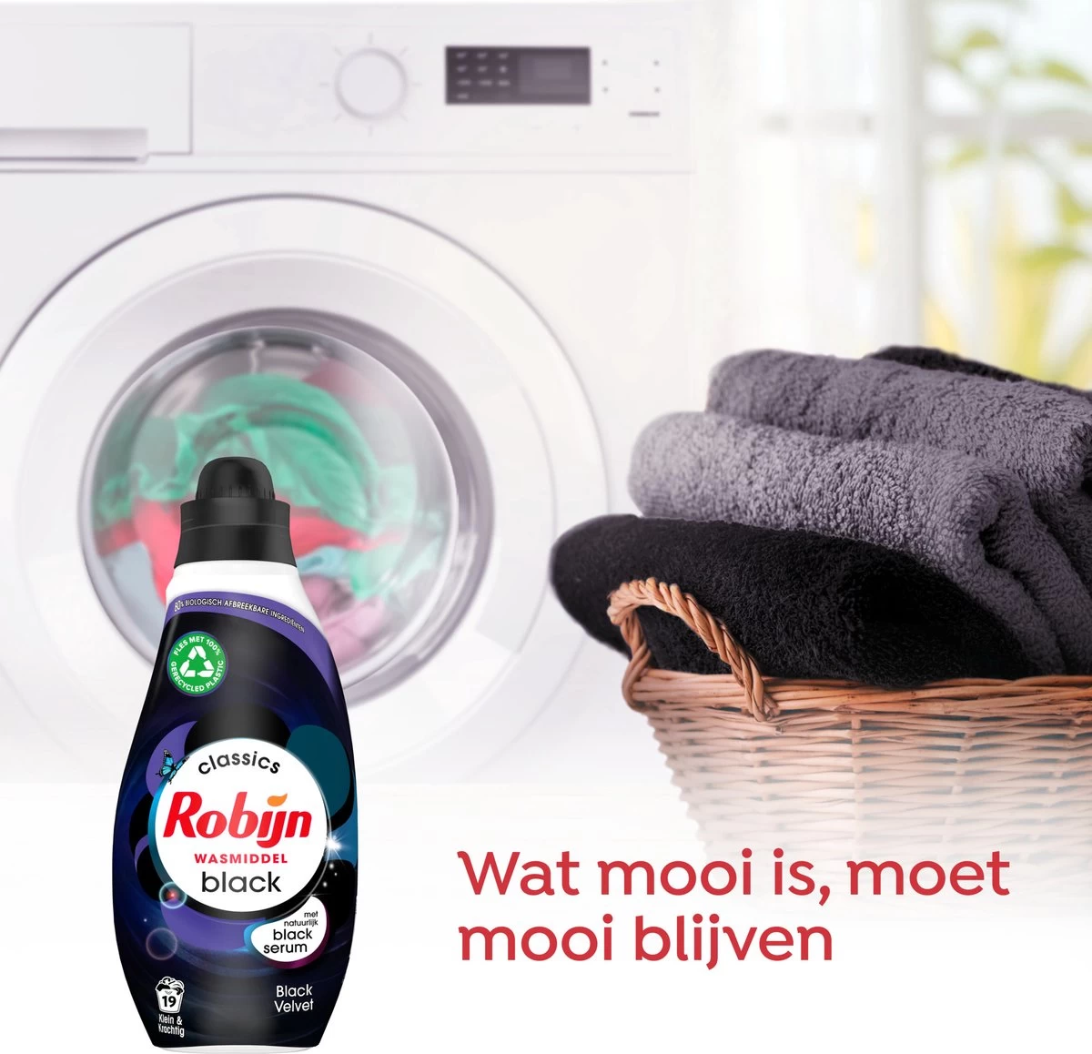 Robijn Klein & Krachtig Classics Black Velvet Vloeibaar Wasmiddel - 8 X 19 Wasbeurten - Voordeelverpakking 6 Robijn Klein & Krachtig Classics Black Velvet Vloeibaar Wasmiddel - 8 X 19 Wasbeurten - Voordeelverpakking - Afbeelding 4