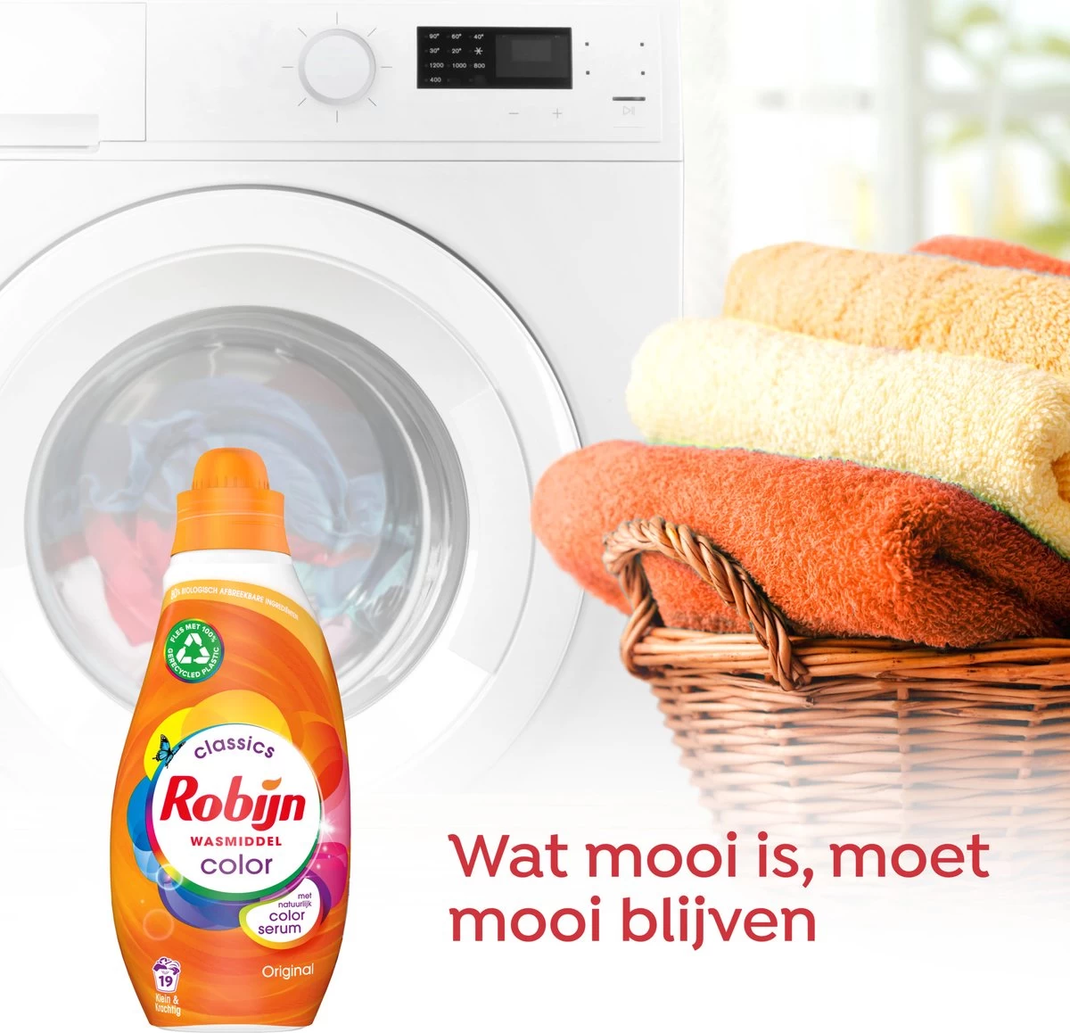 Robijn Klein & Krachtig Classics Color Vloeibaar Wasmiddel - 8 X 19 Wasbeurten - Voordeelverpakking 6 Robijn Klein & Krachtig Classics Color Vloeibaar Wasmiddel - 8 X 19 Wasbeurten - Voordeelverpakking - Afbeelding 4