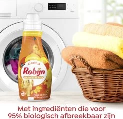 Robijn Classics Passiebloem & Bergamot Wasverzachter - 8 X 30 Wasbeurten - Voordeelverpakking -Schoonmaakmiddelen 1200x1159 5