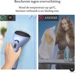 Carefree Kledingstomer - Handstomer - Stomer Kleding - Stoomstrijkijzer - Kleding Stomer - Blauw - Sinterklaas- -Schoonmaakmiddelen 1200x1160 16