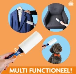 LaundrySpecialist Kledingroller - Incl. 4 Navullingen - Pluizenroller Met Ergonomische Handgreep -Schoonmaakmiddelen 1200x1164 11