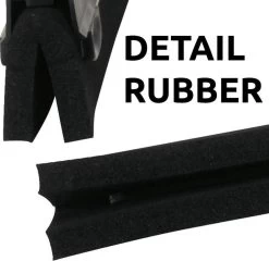 Vikan Vloertrekker Met Steel Zwart - 40 Cm Vloerwisser - Kunststof Steel - Ophanghaak - Watertrekker In Badkamer -Schoonmaakmiddelen 1200x1164