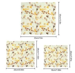Bijenwas Doek - 3-pack - Bees Wrap - Bijen En Honingraat Print 12 Bijenwas Doek - 3-pack - Bees Wrap - Bijen En Honingraat Print -Schoonmaakmiddelen 1200x1164 8