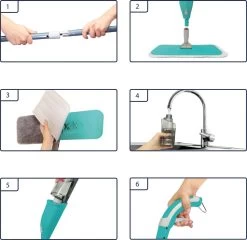 Cleanrite Spraymop Vloerwisser - 360 Graden - Inclusief Microvezeldoek 12 Cleanrite Spraymop Vloerwisser - 360 Graden - Inclusief Microvezeldoek -Schoonmaakmiddelen 1200x1168 1
