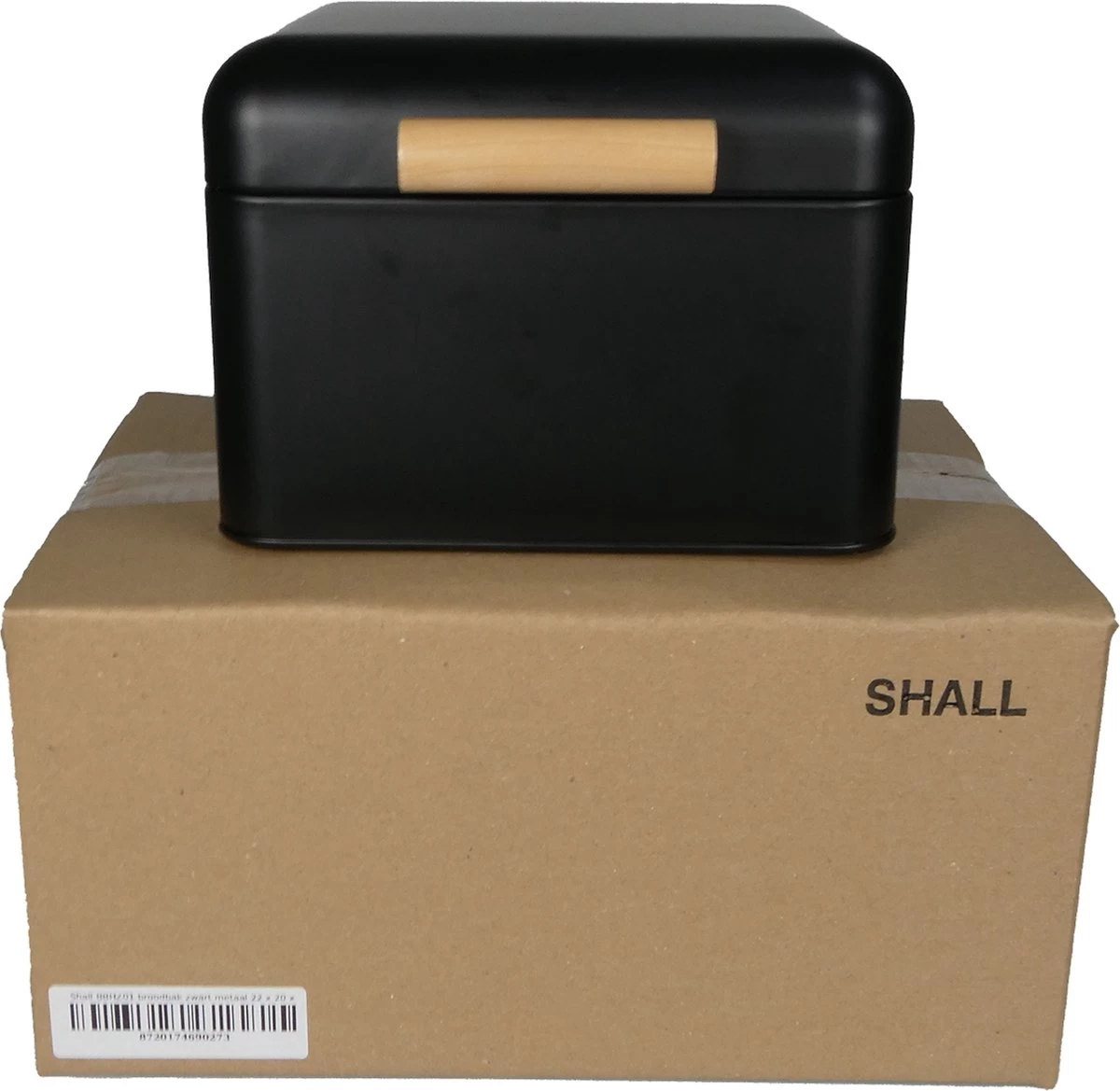 Shall BBHZ01 Broodbak Zwart Metaal 3 Shall BBHZ01 Broodbak Zwart Metaal