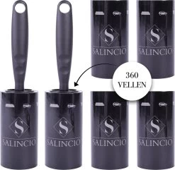 Salincio Kledingroller - Met 2 Handvatten En 6 Navullingen - Pluizenroller – 360 Kleefvellen – Verwijdert Haren En Stof – Kleefroller 13 Salincio Kledingroller - Met 2 Handvatten En 6 Navullingen - Pluizenroller – 360 Kleefvellen – Verwijdert Haren En Stof – Kleefroller -Schoonmaakmiddelen 1200x1169 12