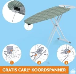 Laundryspecialist 6 Laagse AIRPRO Strijkplankhoes - 50% Sneller Strijken - Geen Water Meer Onder Je Strijkplank - Maat L/XL Voor Een Breedte Van 39 Tot 53 Cm En Een Lengte Van 120 Tot 141 Cm -Schoonmaakmiddelen 1200x1169 13