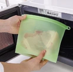 Siliconen Vershoudzakken | Bewaarzakken | Diepvrieszakken | Herbruikbaar | Lekvrij | Set 4-Stuks 1000ml | Vries & Hitte Bestendig | 4 Kleuren -Schoonmaakmiddelen 1200x1172 5