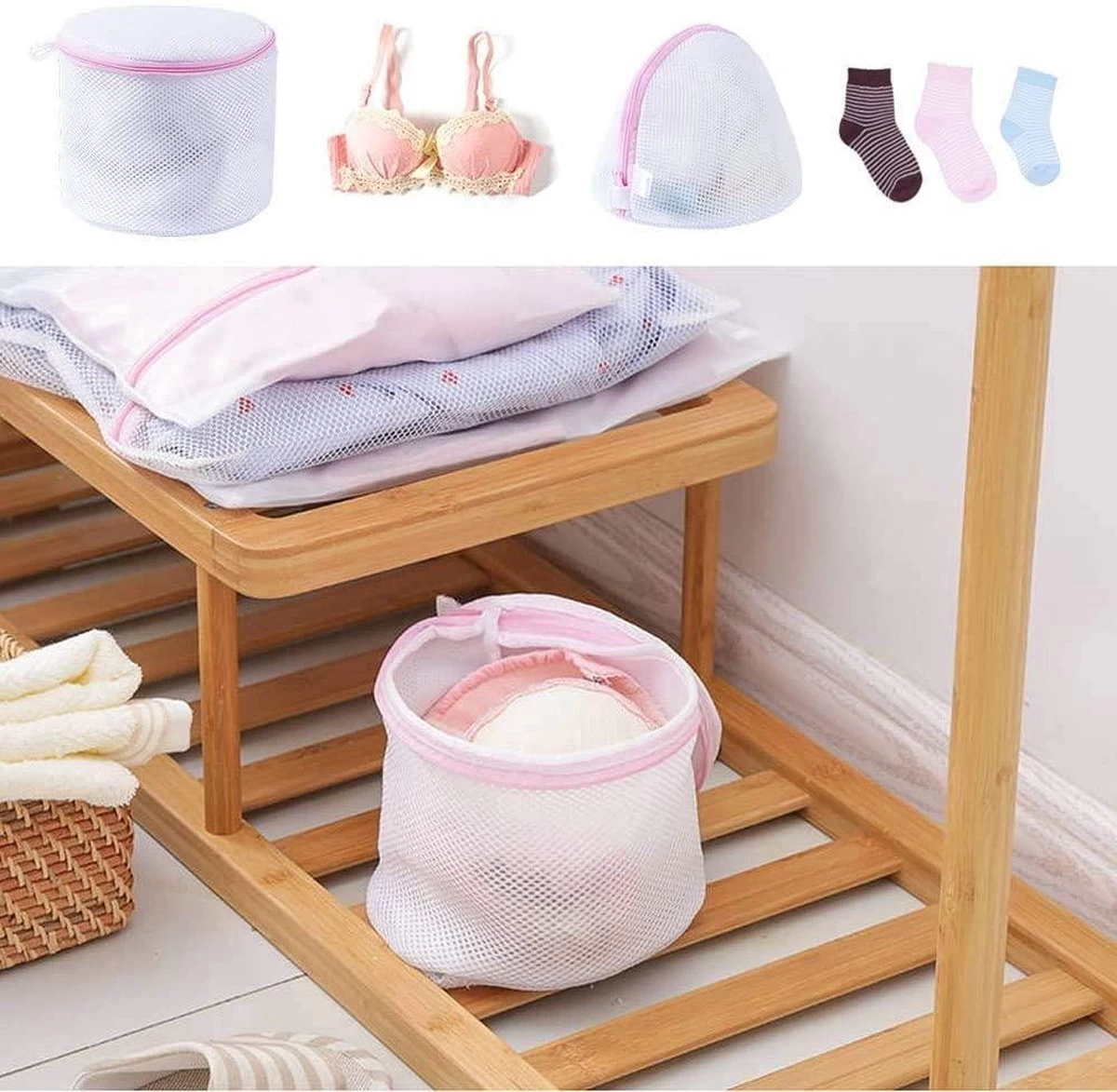 Merkloos Waszakken Set Van 7 Voor Wasgoed - Waszakje Lingerie - Waszak Bh - Wasnet Groot 6 Merkloos Waszakken Set Van 7 Voor Wasgoed - Waszakje Lingerie - Waszak Bh - Wasnet Groot - Afbeelding 4